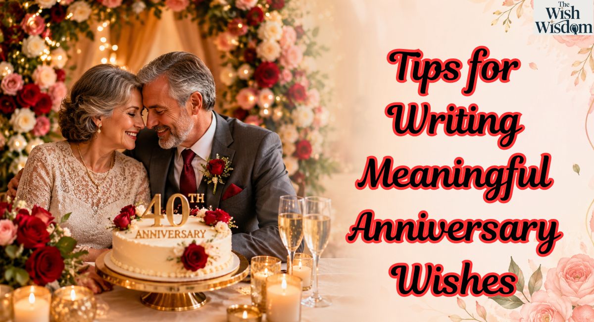 Tips for Writing Meaningful Anniversary Wishes