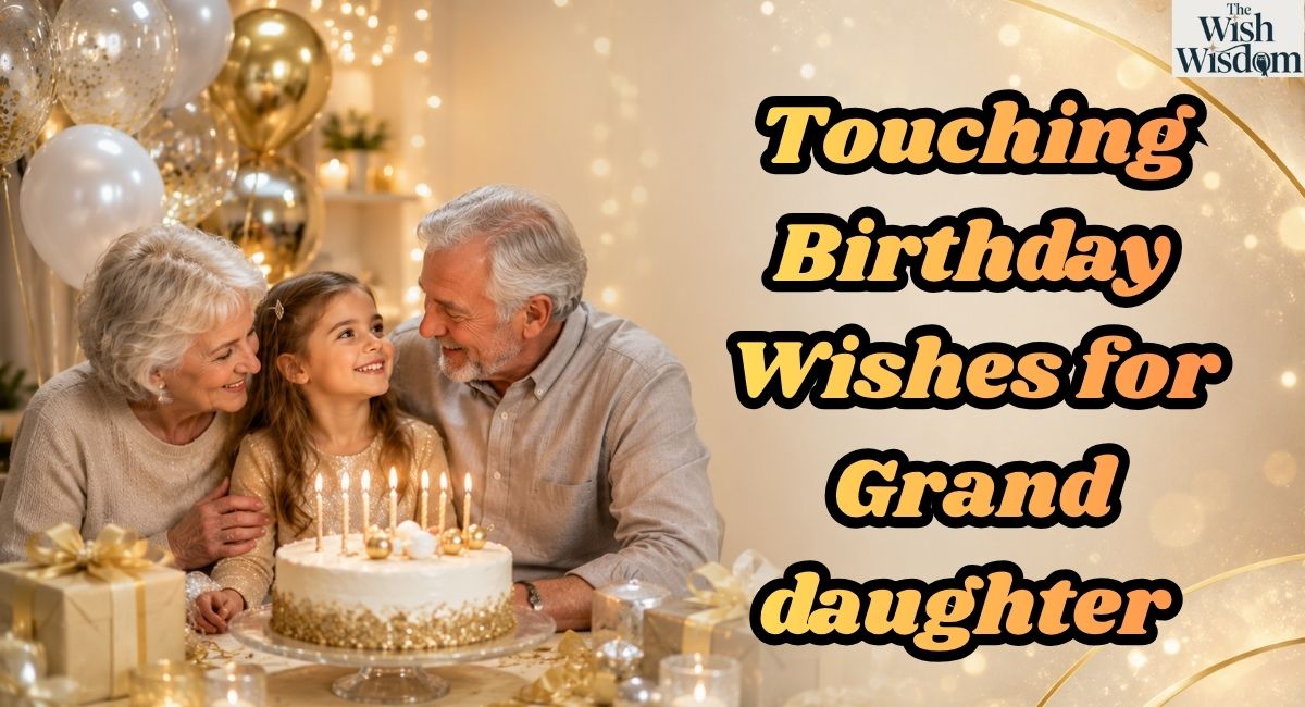 Touching Birthday Wishes for Granddaughter 