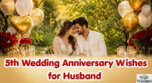 5th Wedding Anniversary Wishes for Husband