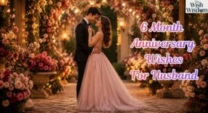 6 Month Anniversary Wishes For Husband
