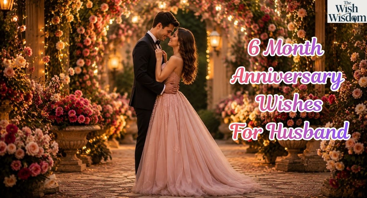 6 Month Anniversary Wishes For Husband