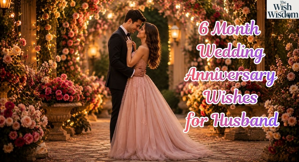 6 Month Wedding Anniversary Wishes for Husband