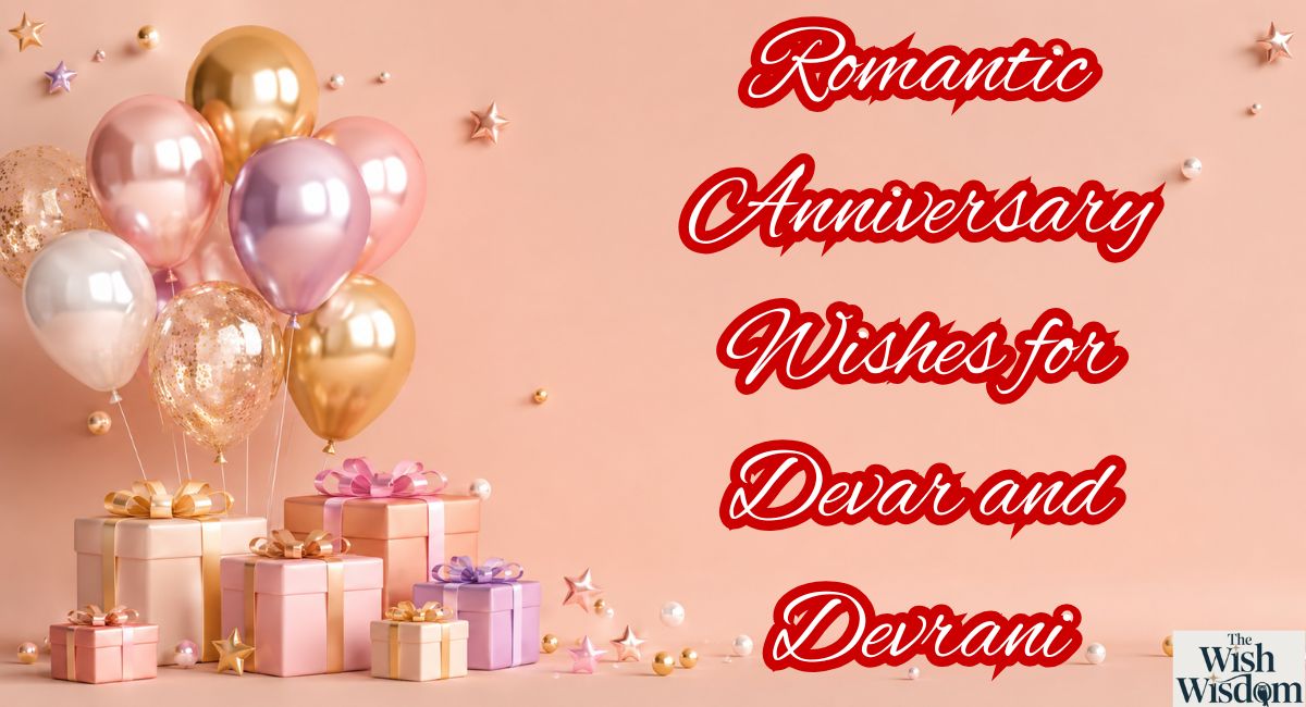 Romantic Anniversary Wishes for Devar and Devrani