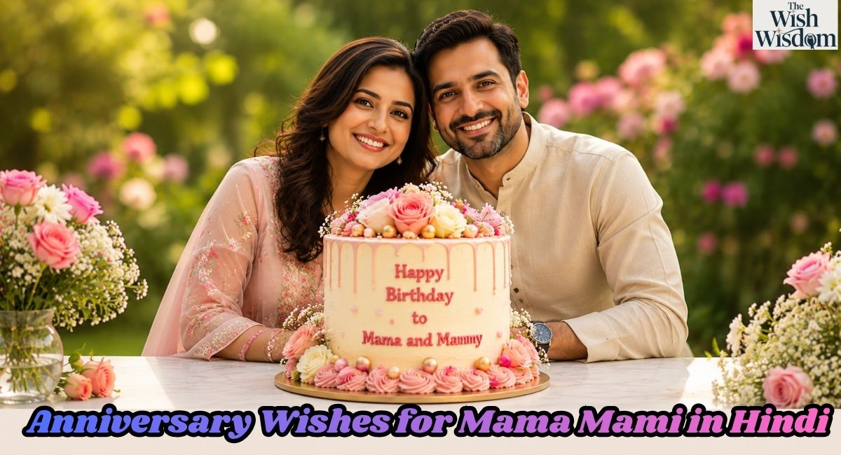 Anniversary Wishes for Mama Mami in Hindi