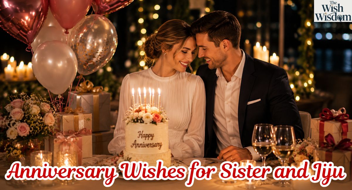 Anniversary Wishes for Sister and Jiju
