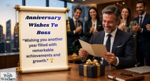 Anniversary Wishes To Boss