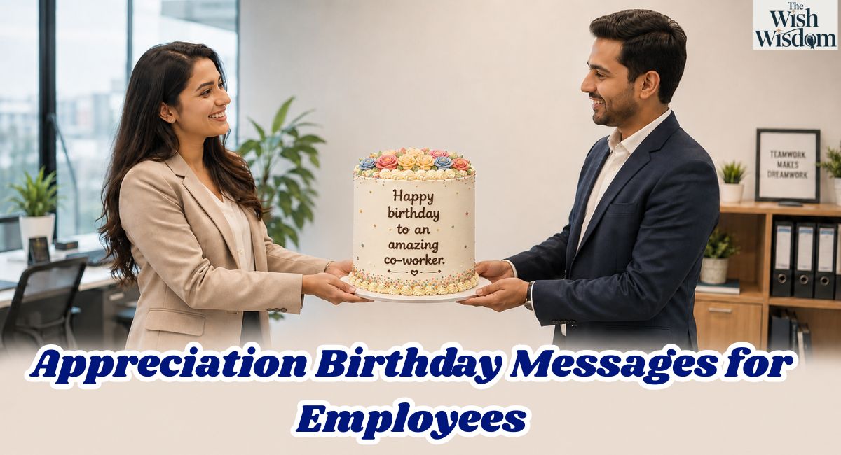 Appreciation Birthday Messages for Employees