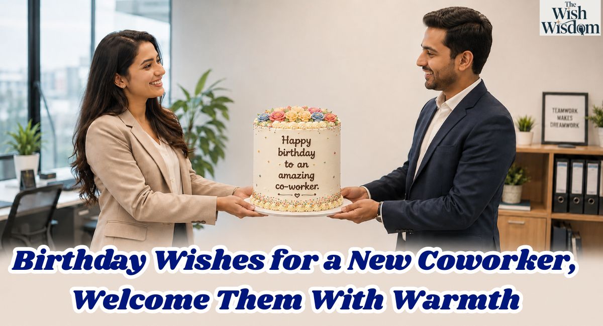 Birthday Wishes for a New Coworker, Welcome Them With Warmth