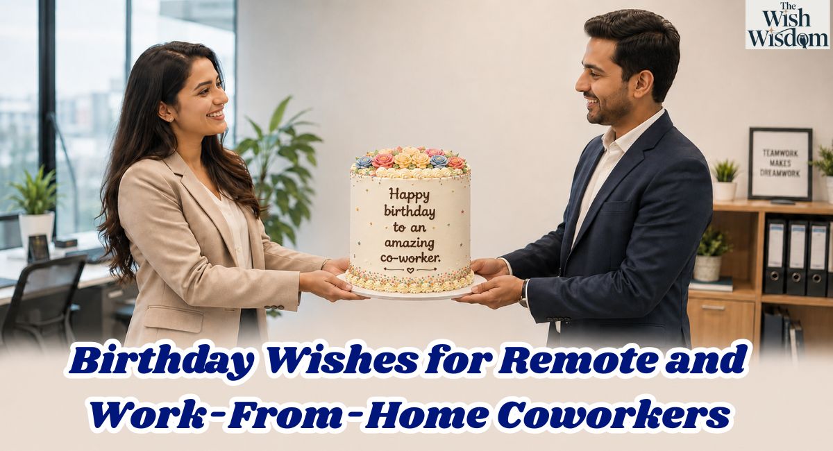 Birthday Wishes for Remote and Work-From-Home Coworkers