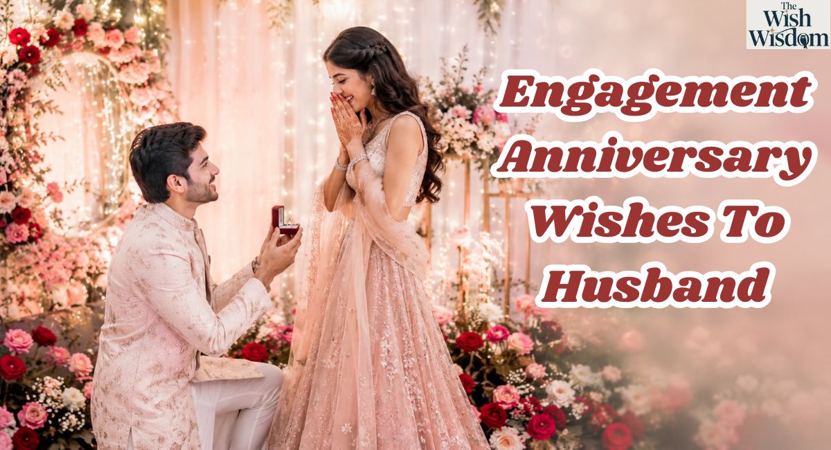 Engagement Anniversary Wishes To Husband