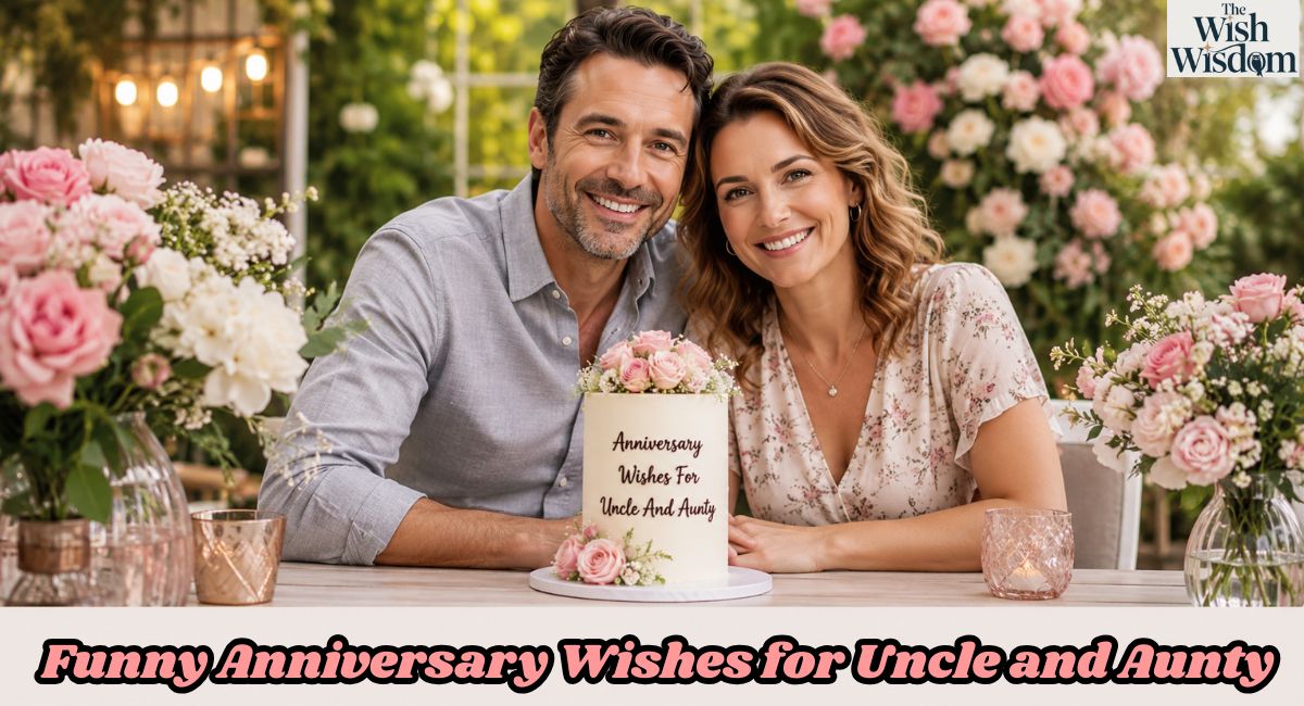 Funny Anniversary Wishes for Uncle and Aunty