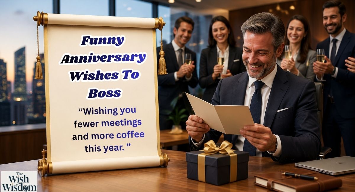 Funny Anniversary Wishes To Boss