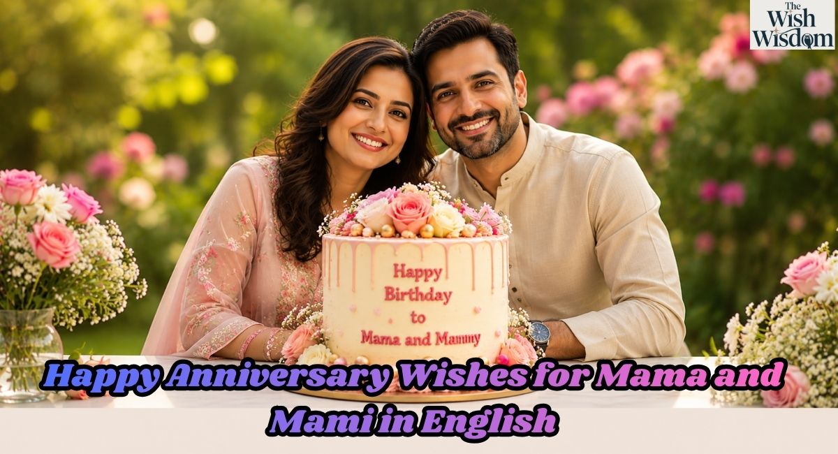 Happy Anniversary Wishes for Mama and Mami in English