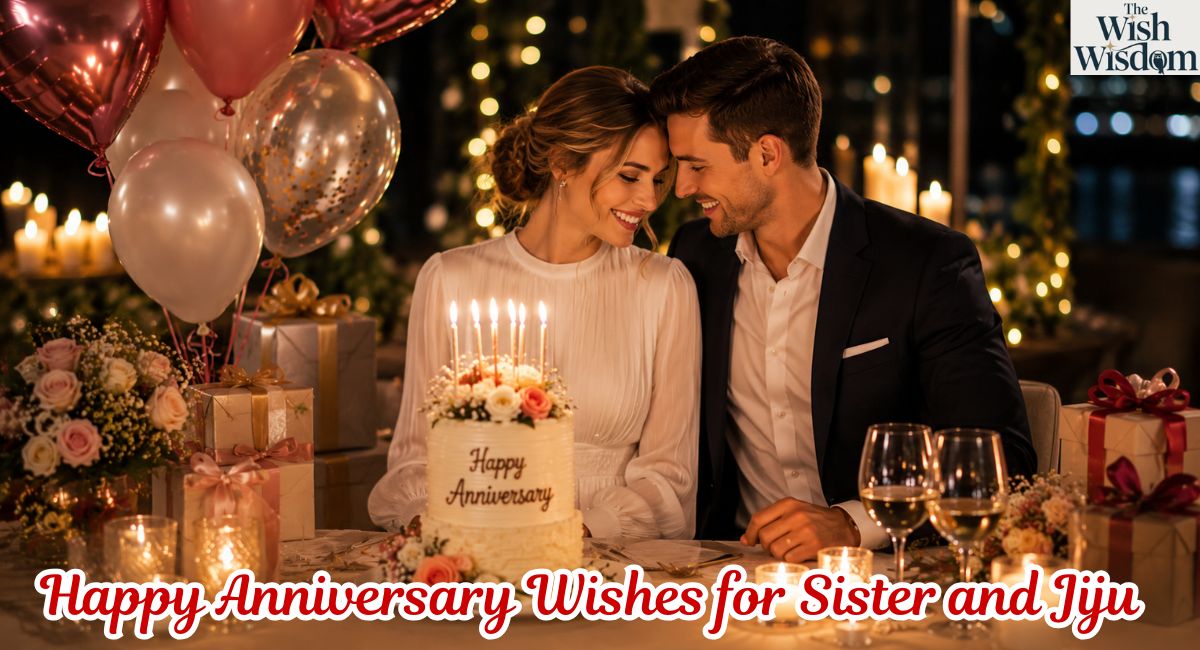 Happy Anniversary Wishes for Sister and Jiju
