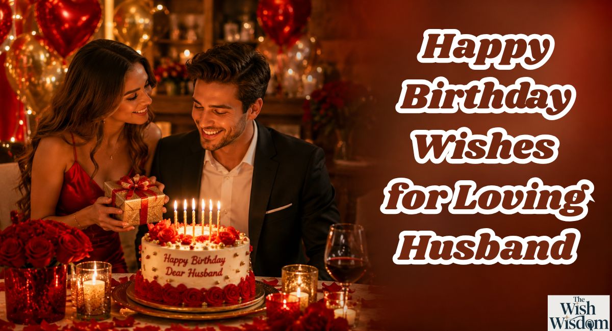 Happy Birthday Wishes for Loving Husband