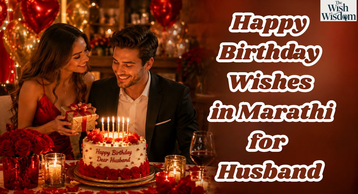 Happy Birthday Wishes in Marathi for Husband