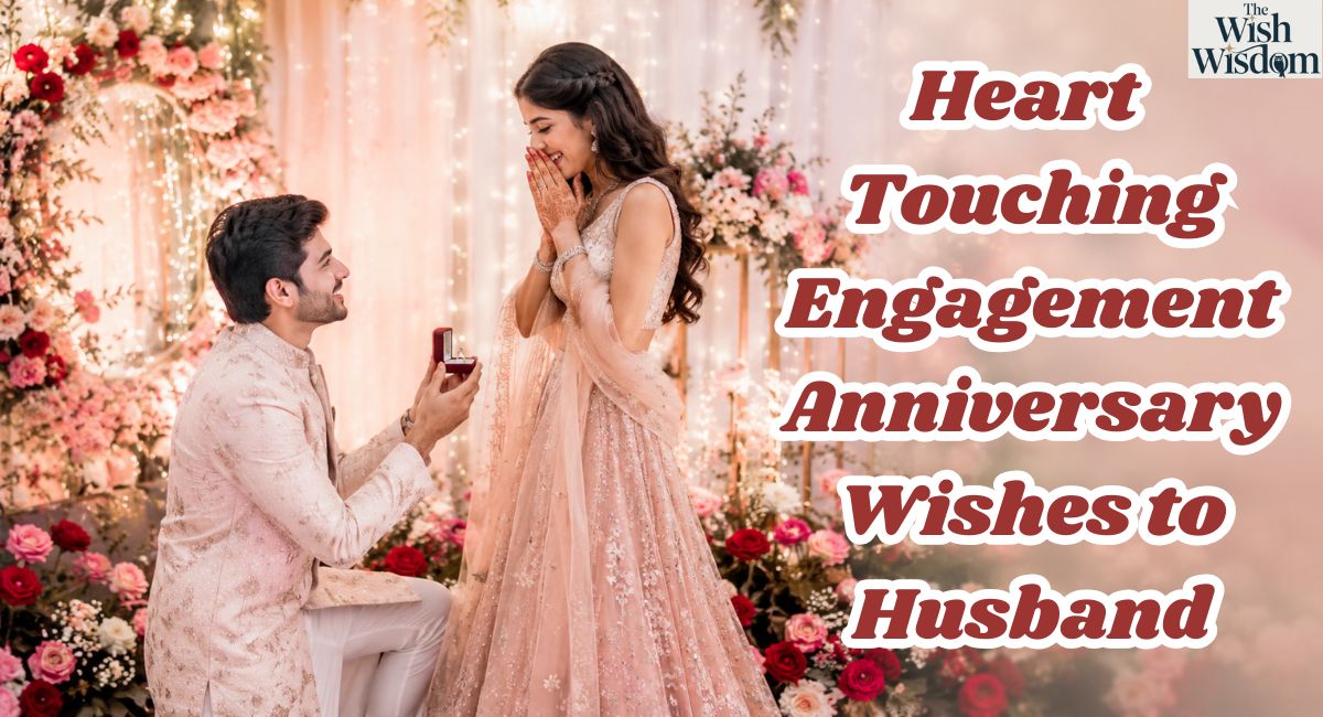 Heart Touching Engagement Anniversary Wishes to Husband