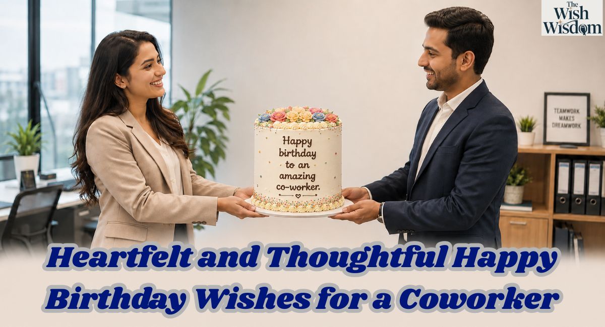Heartfelt and Thoughtful Happy Birthday Wishes for a Coworker