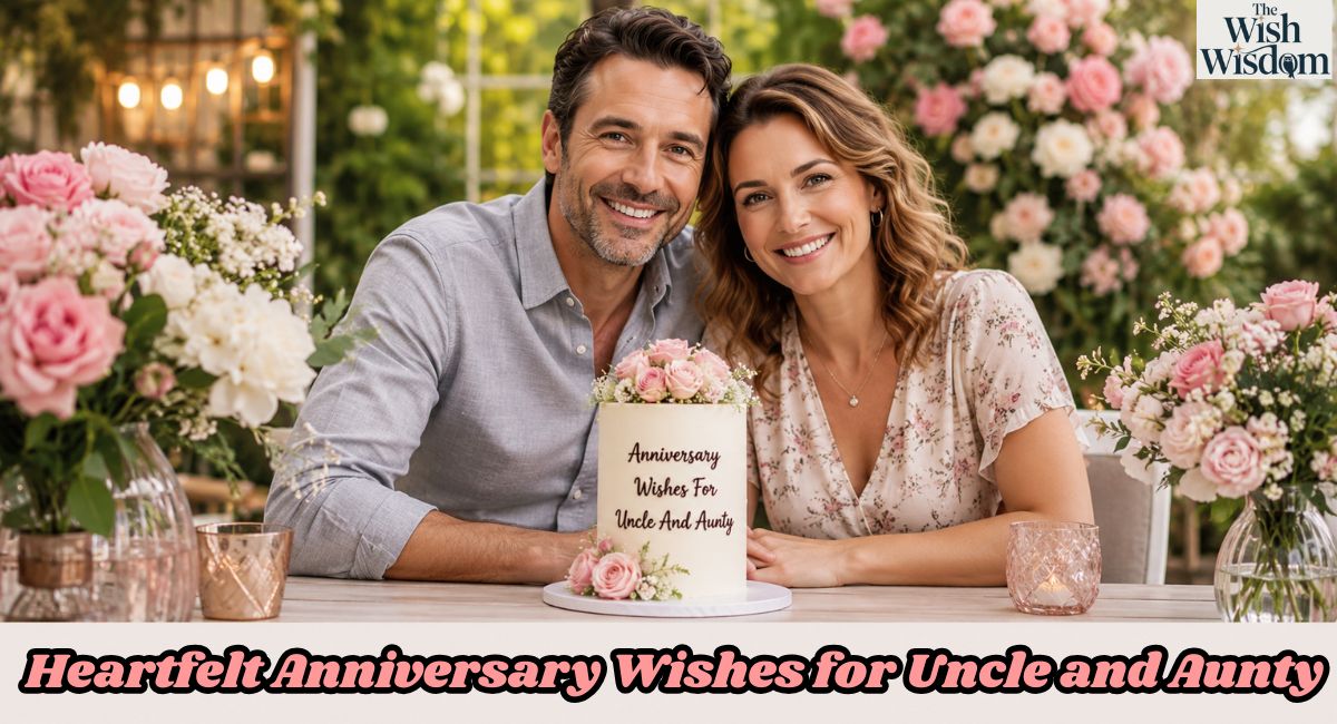 Heartfelt Anniversary Wishes for Uncle and Aunty
