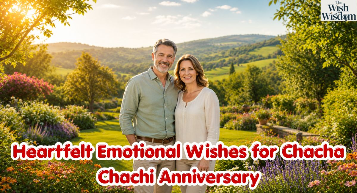 Heartfelt Emotional Wishes for Chacha Chachi Anniversary
