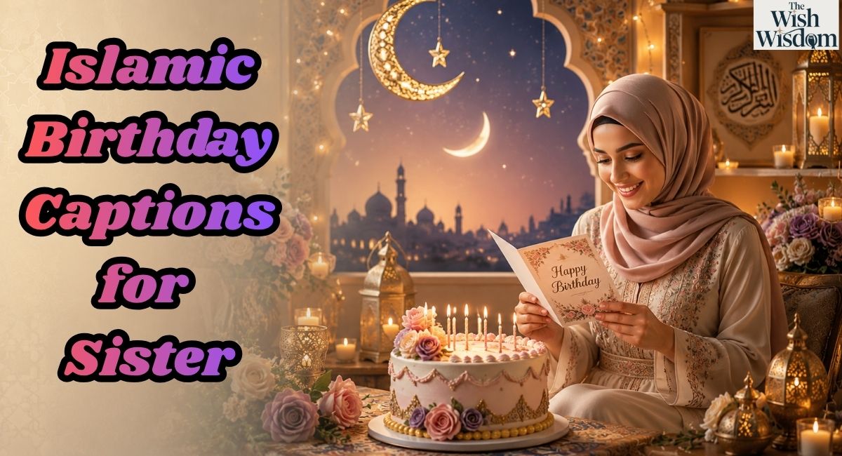 Islamic Birthday Captions for Sister