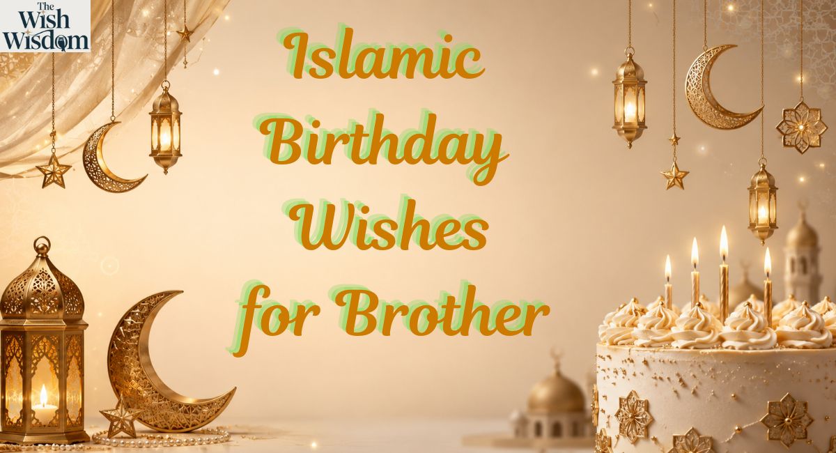 Islamic Birthday Wishes for Brother