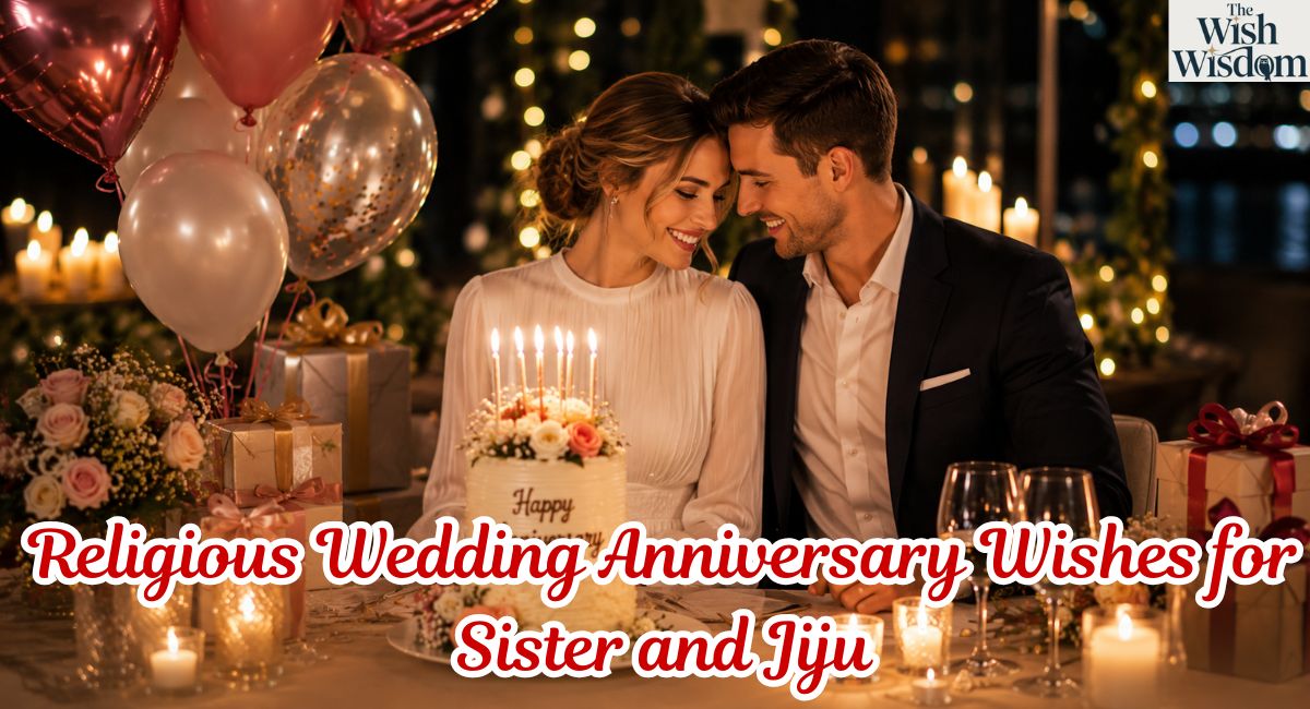 Religious Wedding Anniversary Wishes for Sister and Jiju