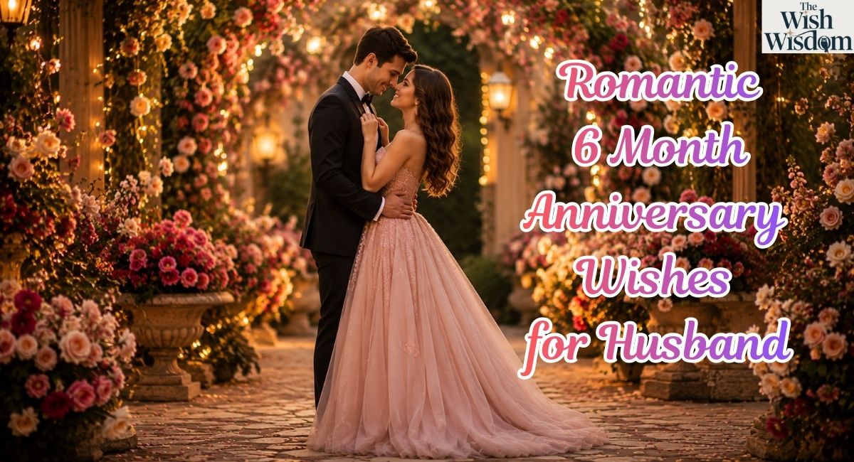 Romantic 6 Month Anniversary Wishes for Husband