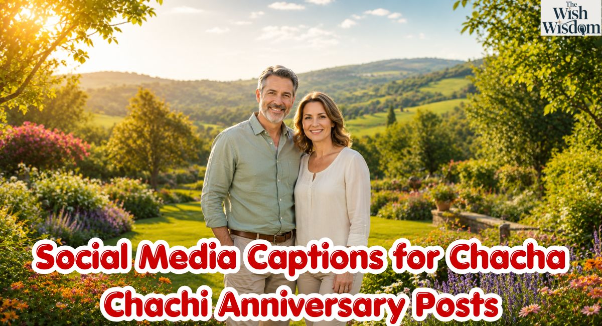 Social Media Captions for Chacha Chachi Anniversary Posts