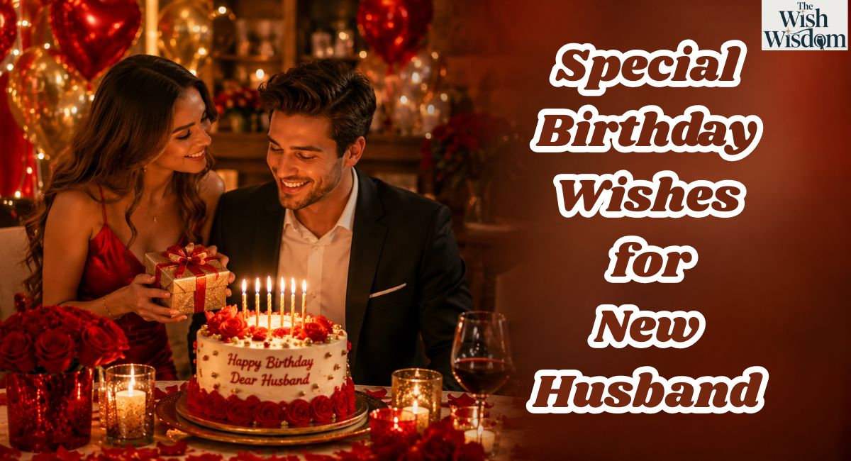 Special Birthday Wishes for New Husband