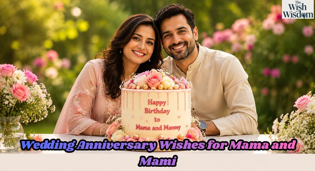 Wedding Anniversary Wishes for Mama and Mami