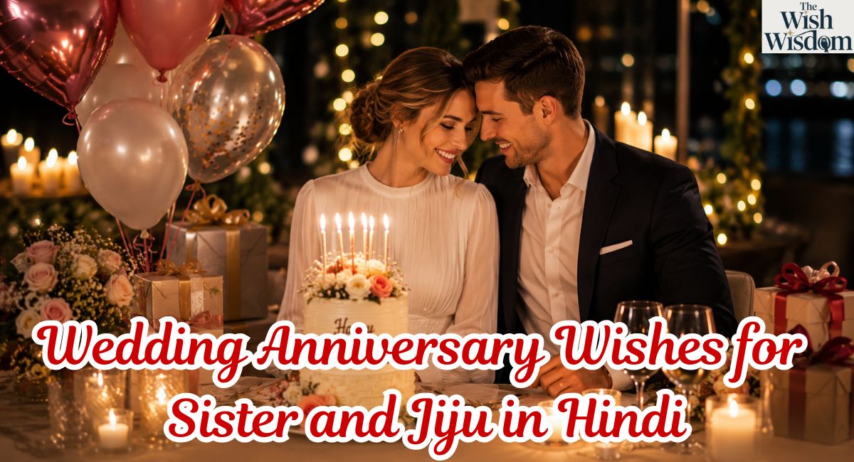 Wedding Anniversary Wishes for Sister and Jiju in Hindi