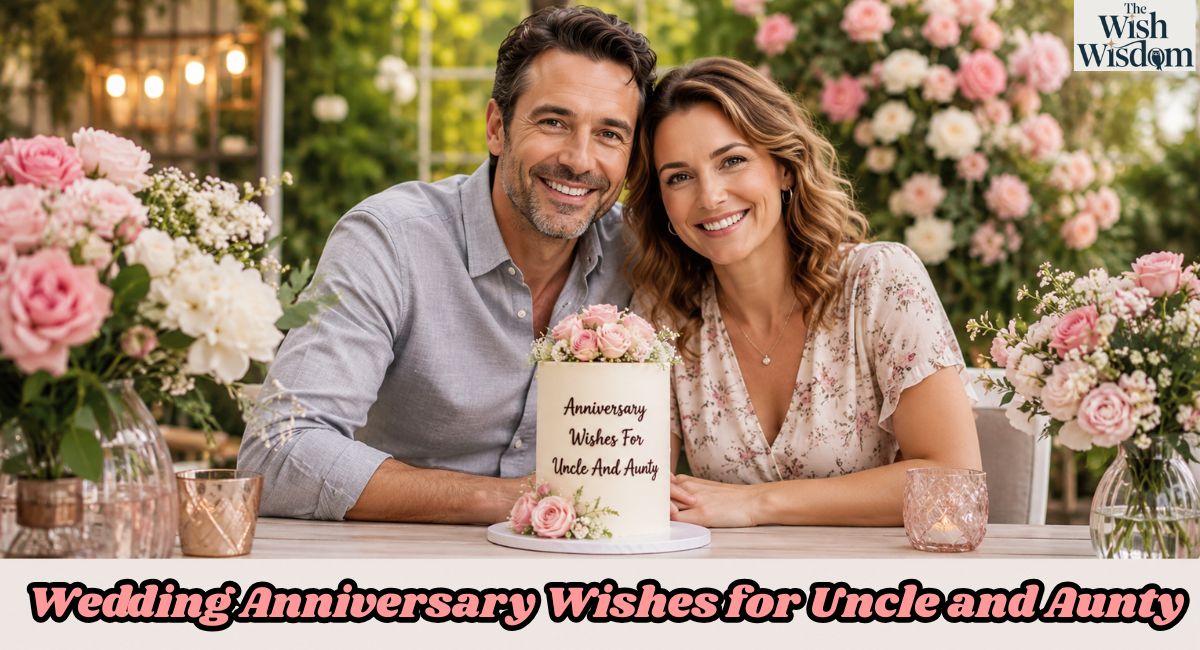 Wedding Anniversary Wishes for Uncle and Aunty