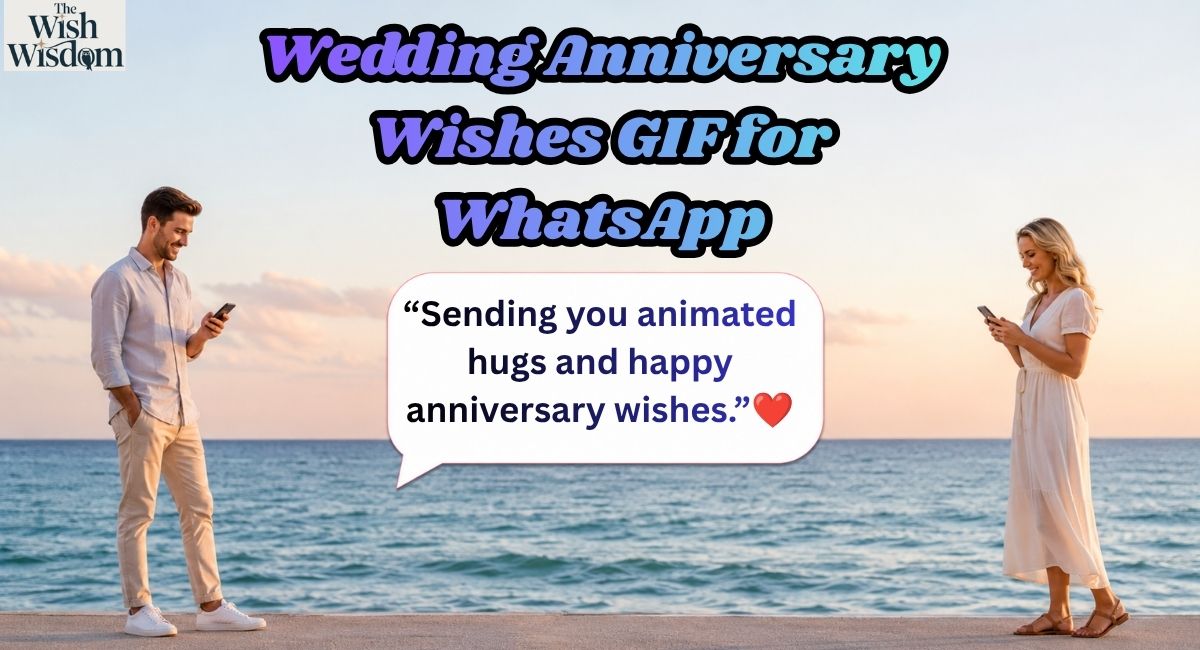 Wedding Anniversary Wishes GIF for WhatsApp