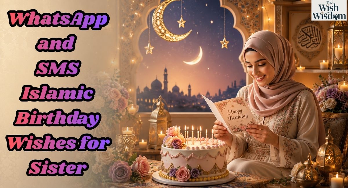 WhatsApp and SMS Islamic Birthday Wishes for Sister