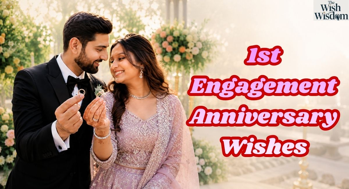 1st Engagement Anniversary Wishes