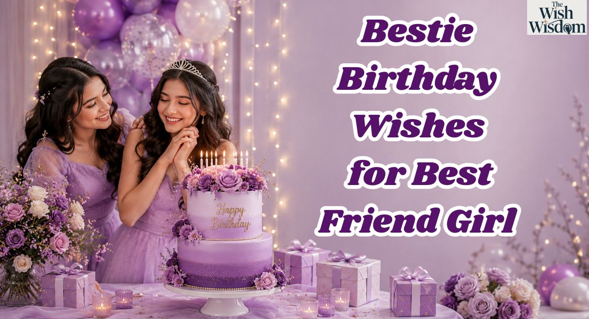Bestie Birthday Wishes for Best Friend Girl