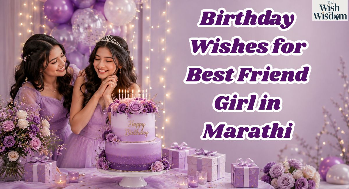 Birthday Wishes for Best Friend Girl in Marathi