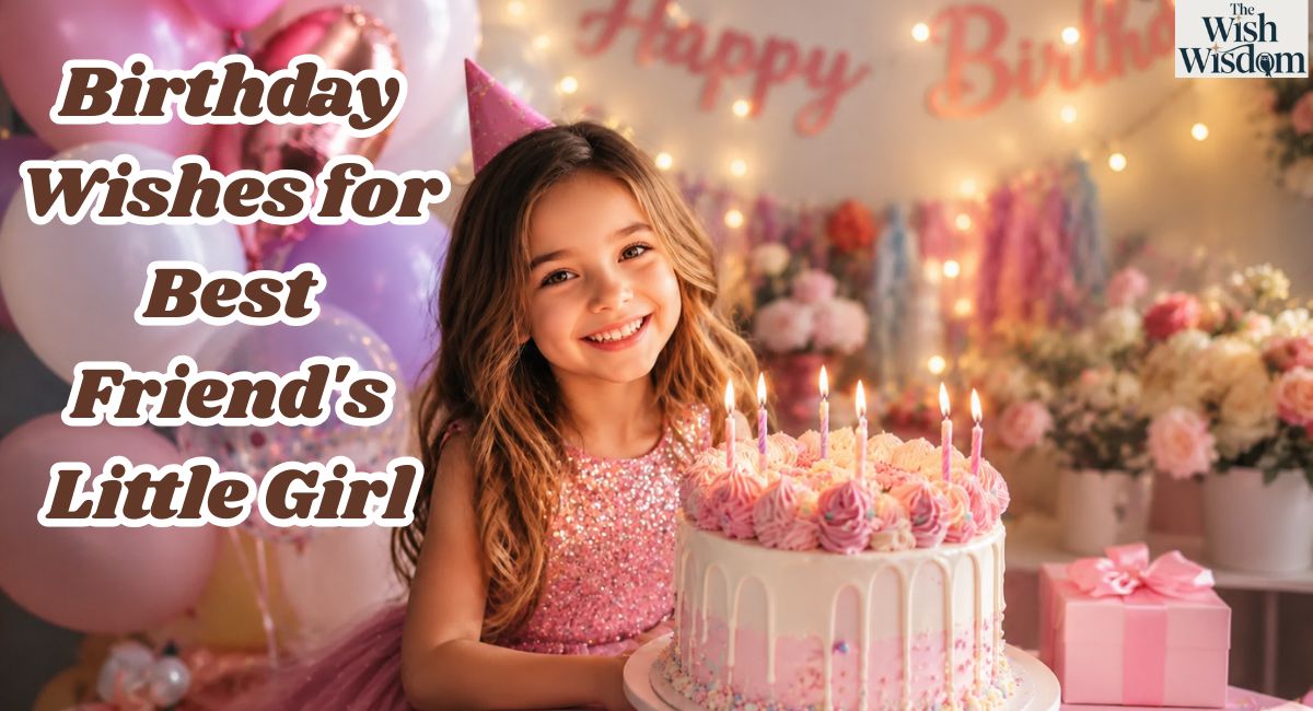 Birthday Wishes for Best Friend's Little Girl