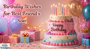 Birthday Wishes for Best Friend’s Son