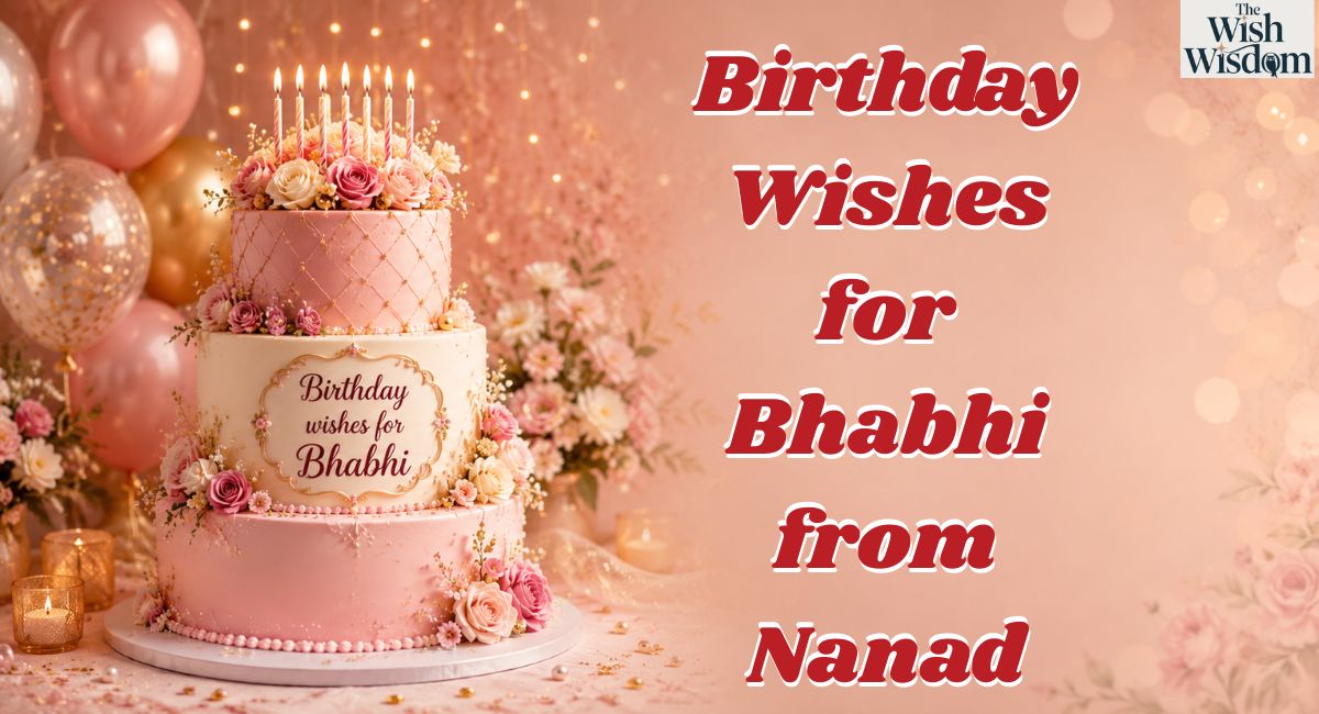 Birthday Wishes for Bhabhi from Nanad
