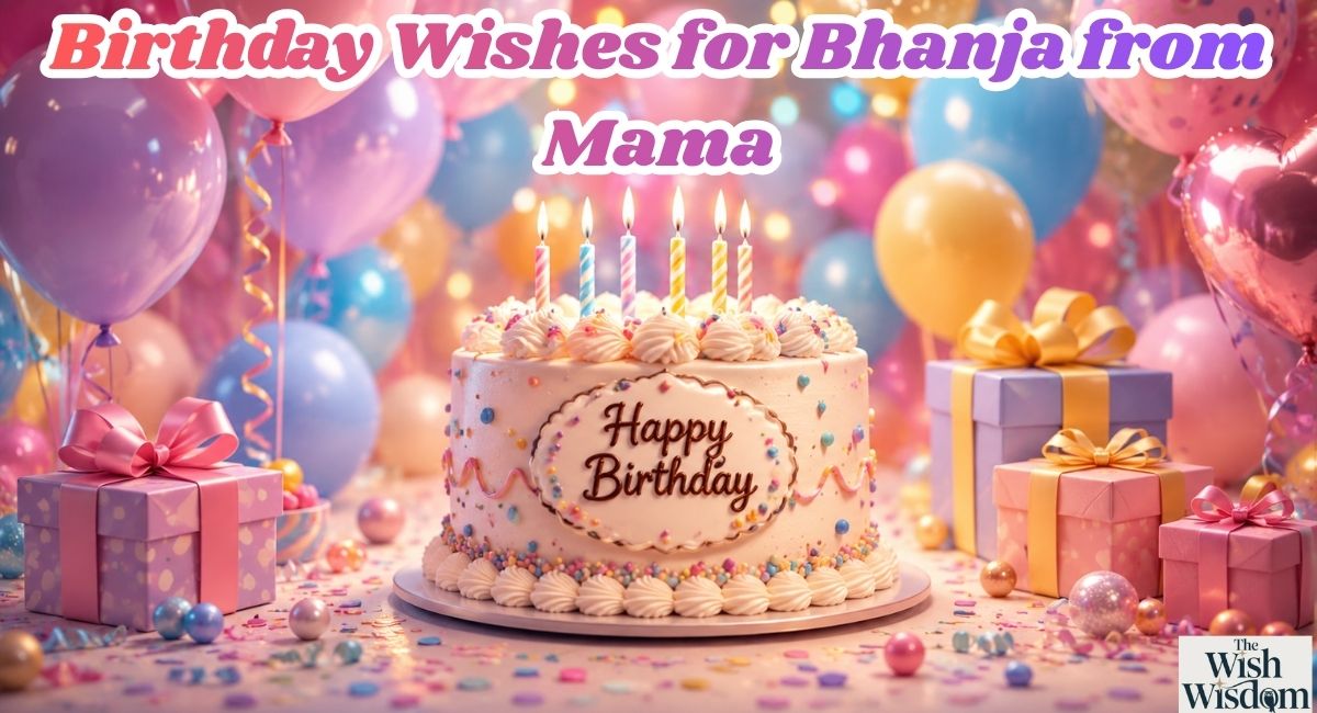 Birthday Wishes for Bhanja from Mama