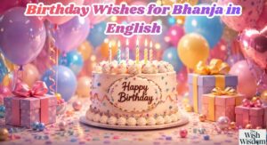 Birthday Wishes for Bhanja in English
