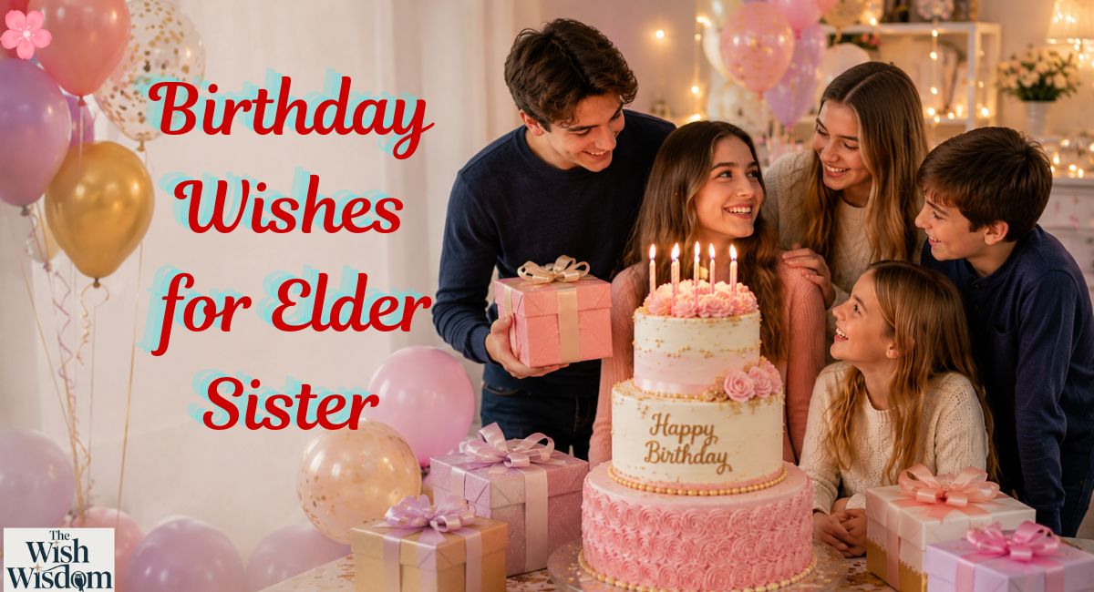 Birthday Wishes for Elder Sister