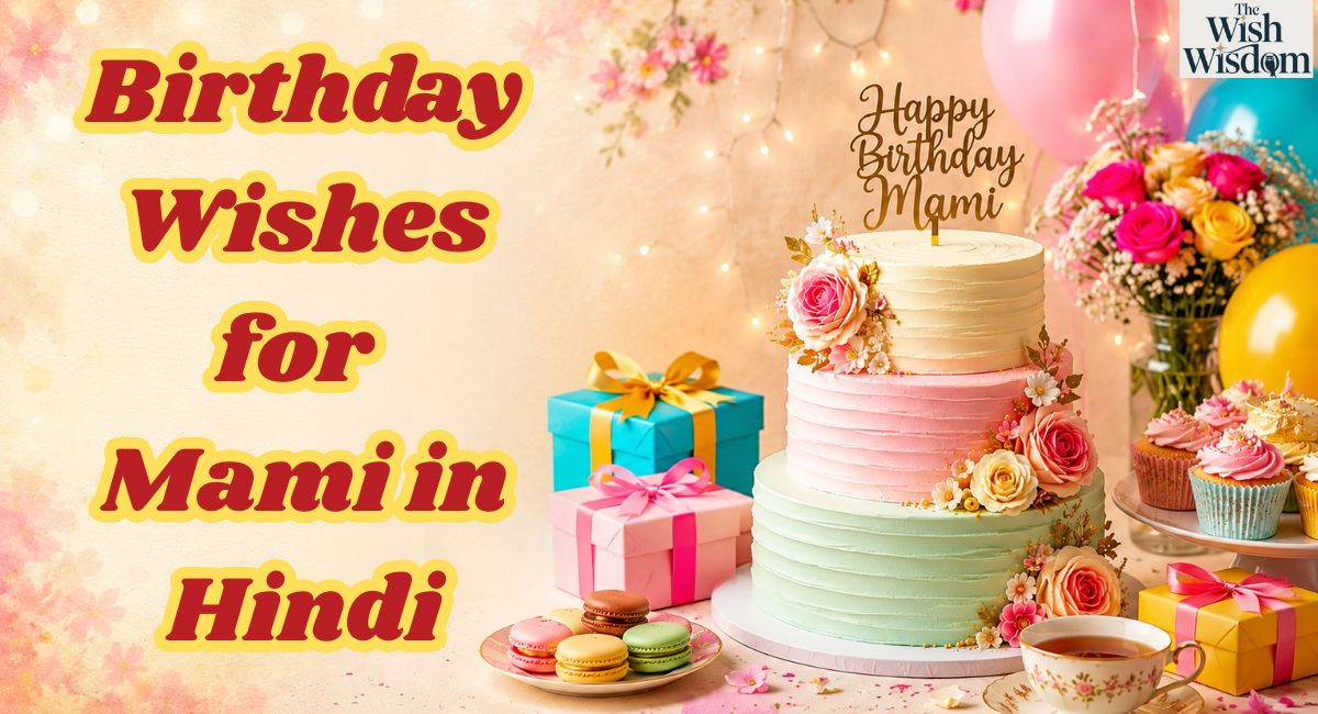 Birthday Wishes for Mami in Hindi