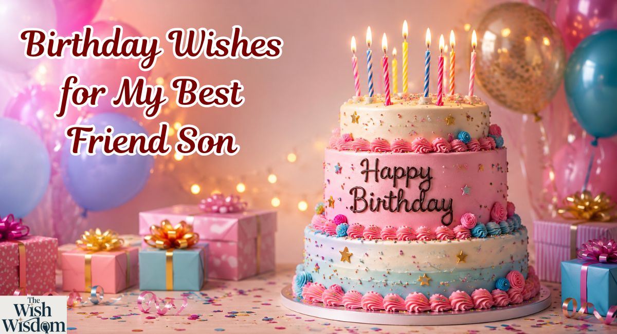 Birthday Wishes for My Best Friend Son