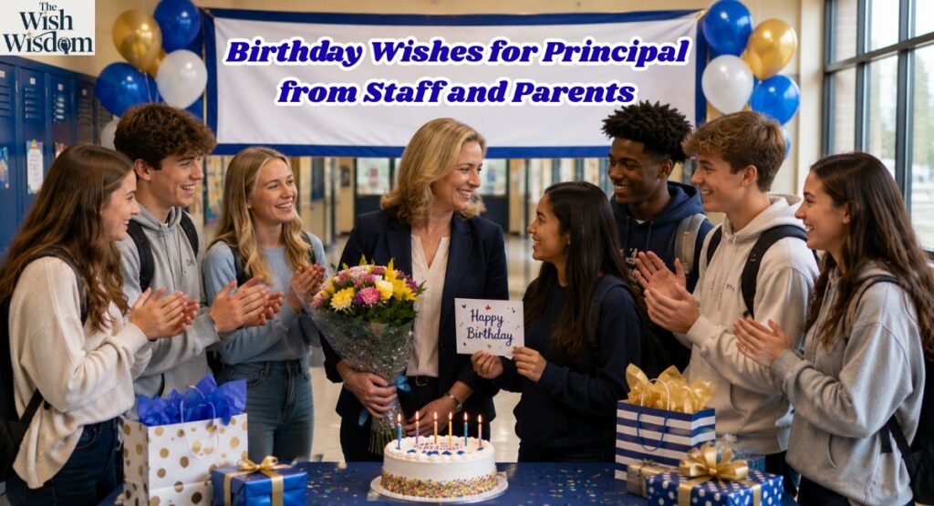 Birthday Wishes for Principal from Staff and Parents