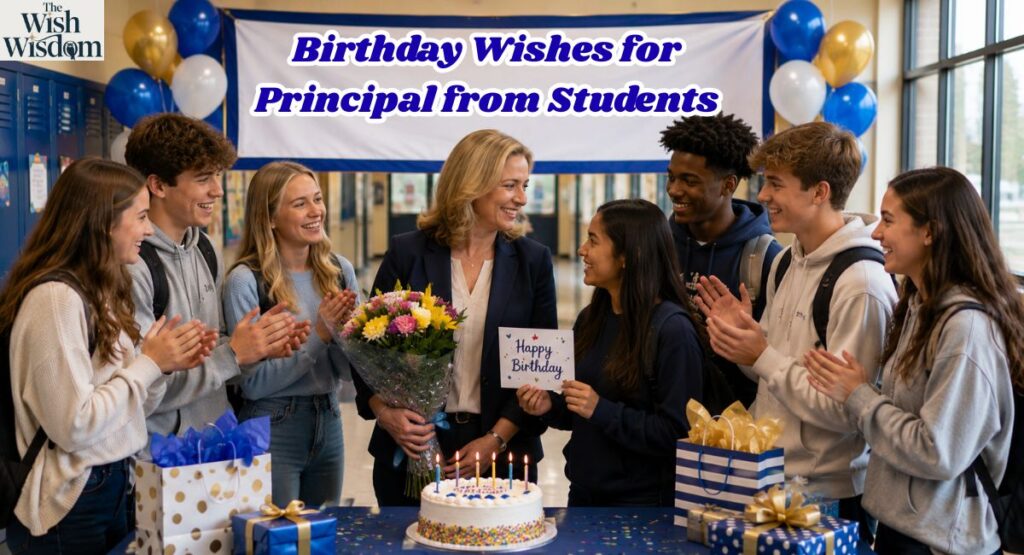Birthday Wishes for Principal from Students