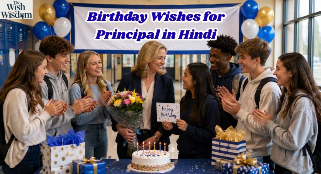 Birthday Wishes for Principal in Hindi