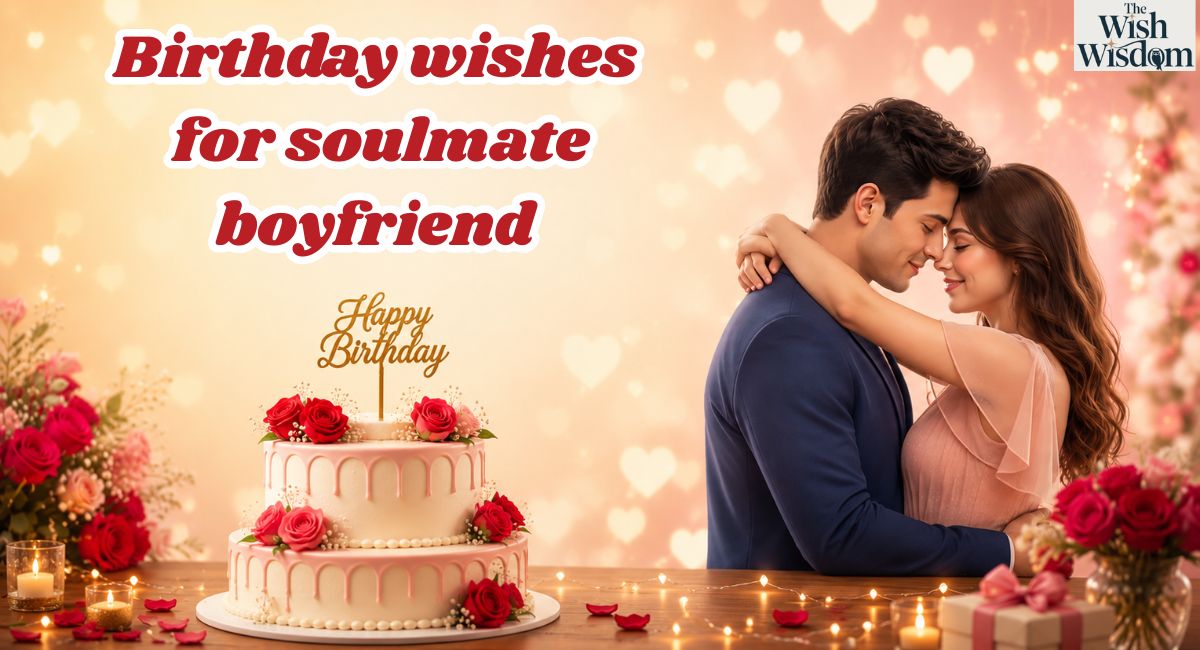 Birthday wishes for soulmate boyfriend